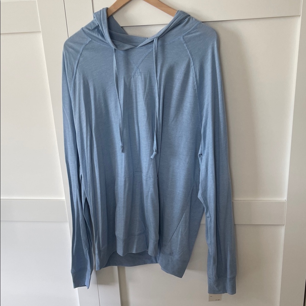 Sky Blue Men's Hoodie